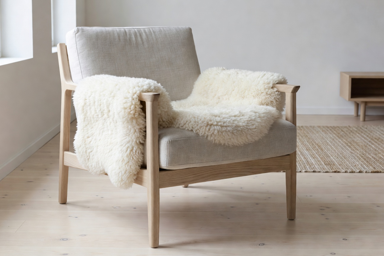 Sillón de madera escandinavo